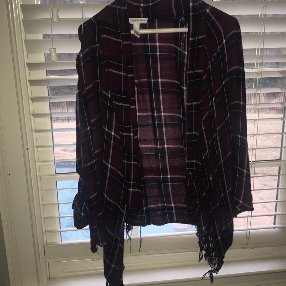 Flannel/cradigan